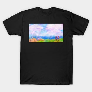 Dragon Quest XI Intro Impressionist Painting T-Shirt